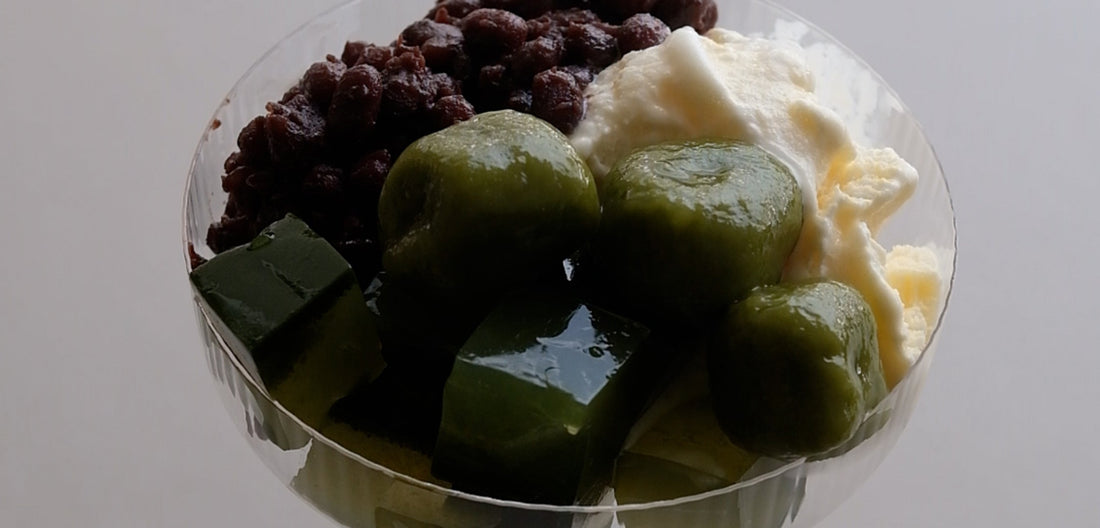 Japanese Inspired Matcha Parfait or Sundae